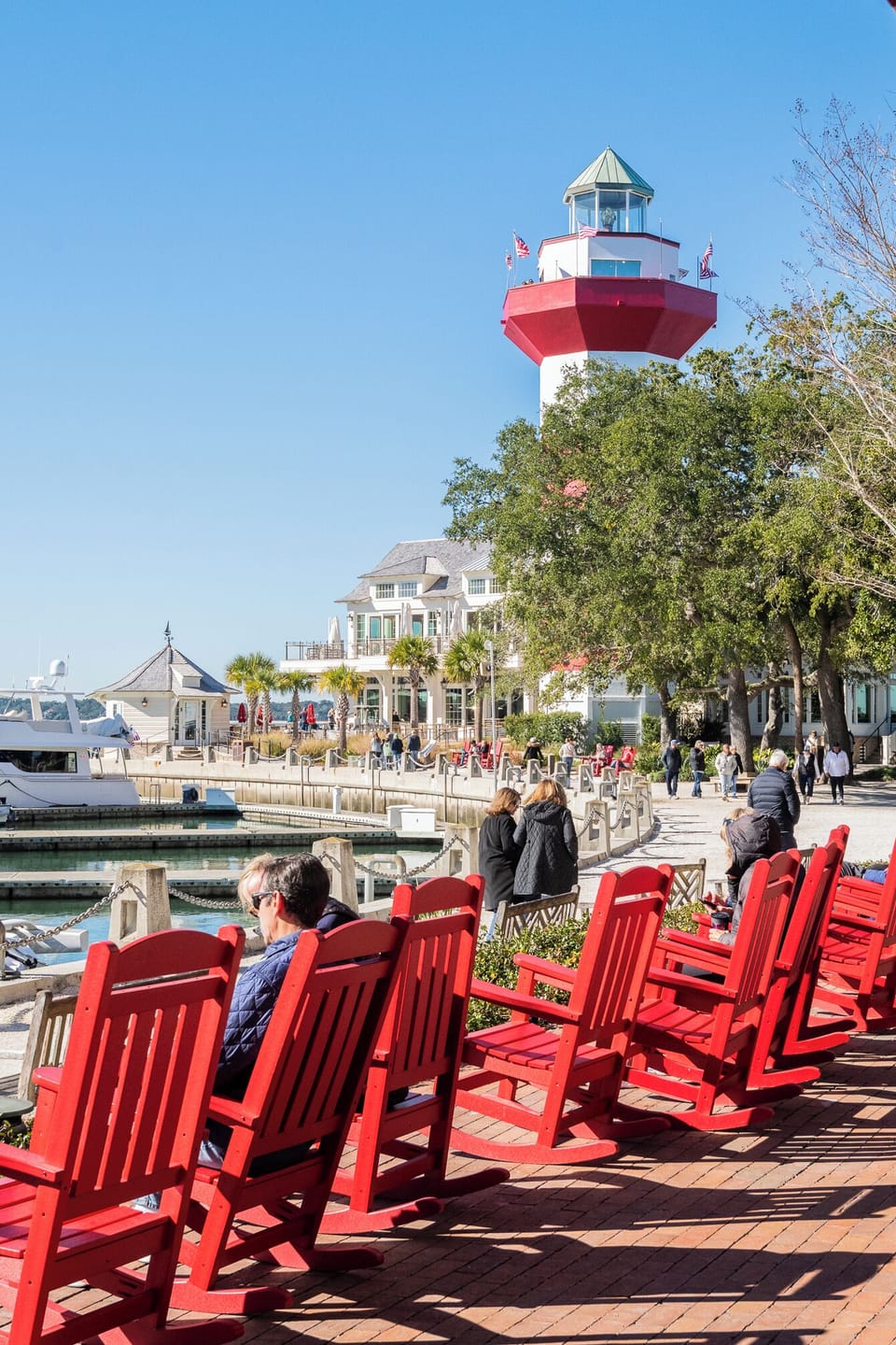 Relax Southern style in Harbour Town.