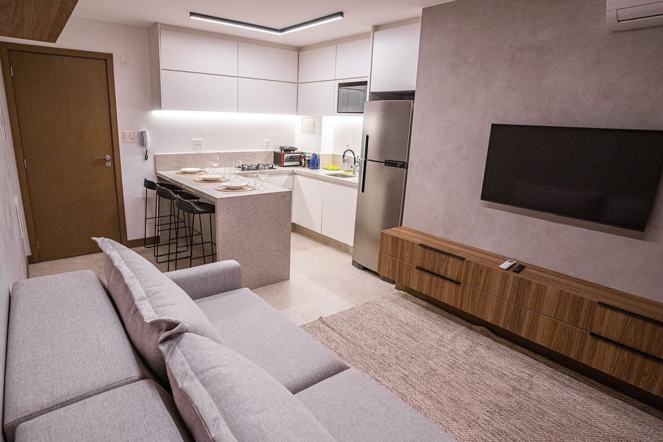 Basic Apartment | Living area | Flat-screen TV