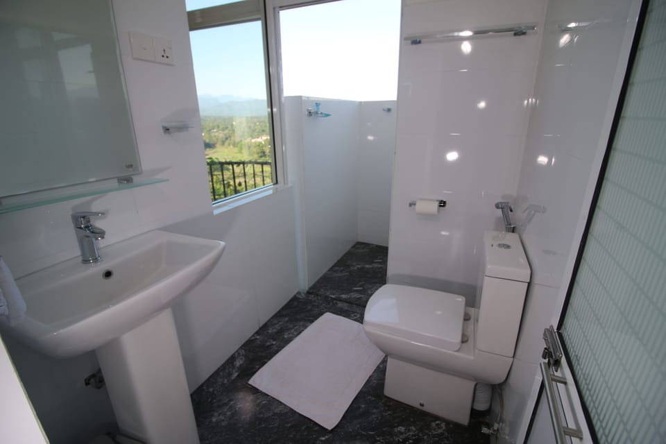 Luxury Double Room, 1 Bedroom, Balcony, River View | Bathroom | Combined shower/tub, free toiletries, hair dryer, slippers
