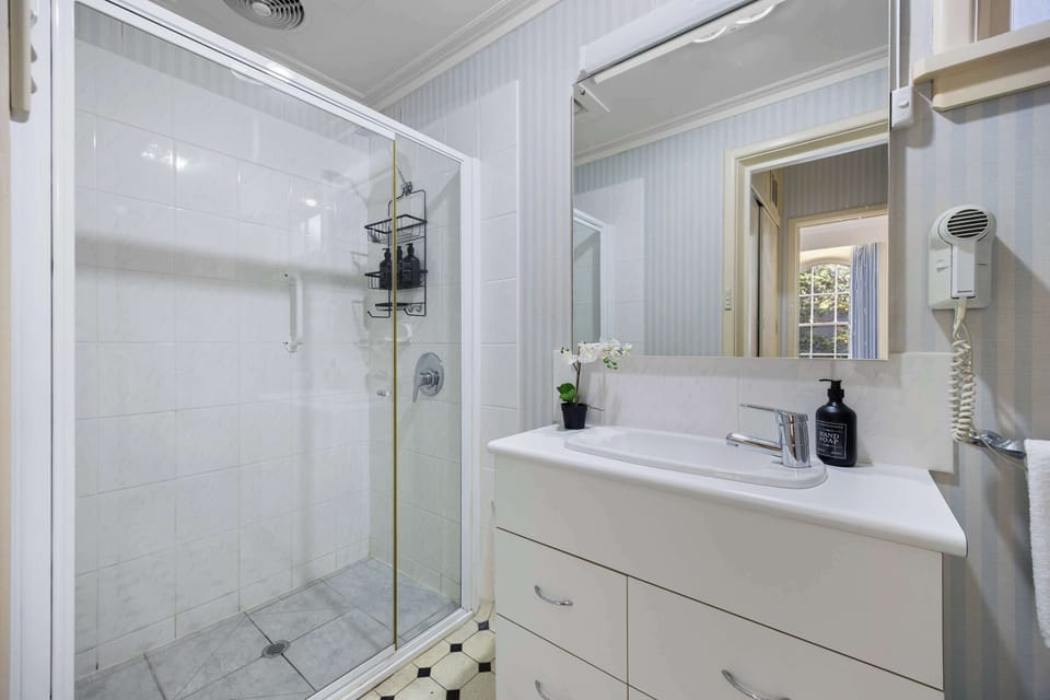 Bathroom with walk in shower