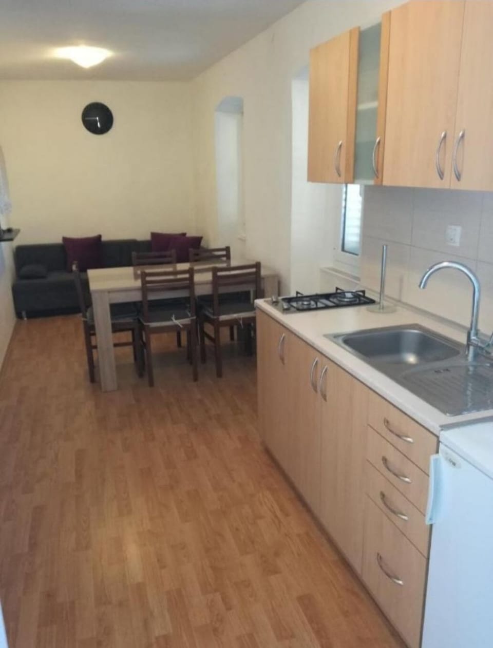 Apartment (A1) | Private kitchen | Fridge, microwave, stovetop, espresso maker
