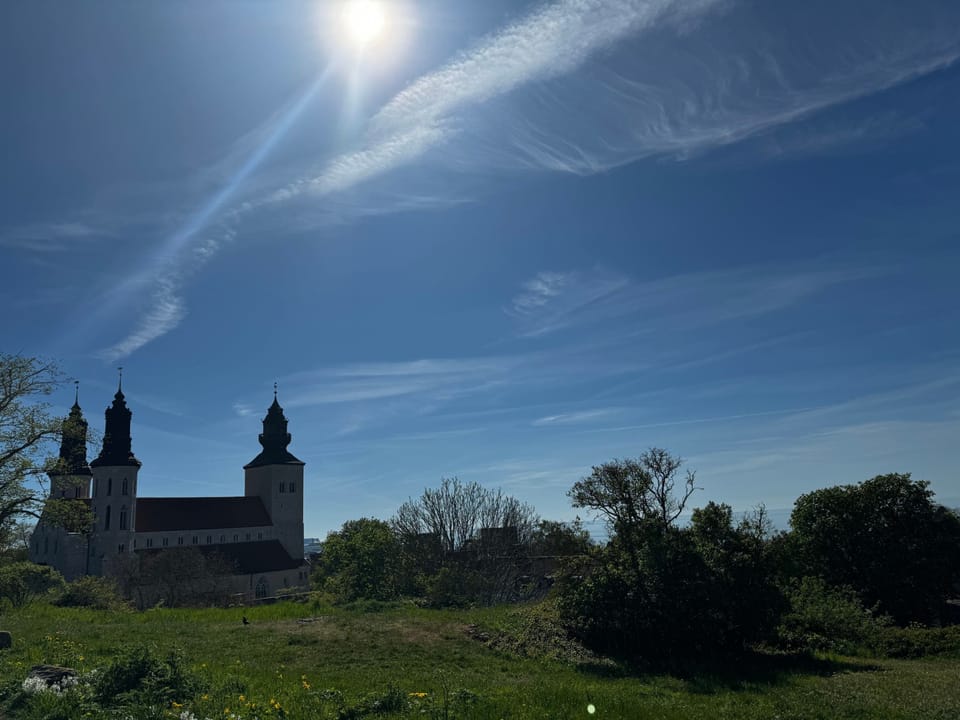 Walk along the medieval city wall that still encircles central Visby.