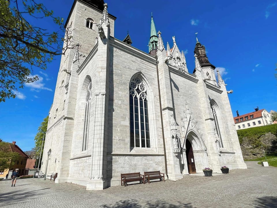 The Magnificent Visby Cathedral, located right around the corner.
