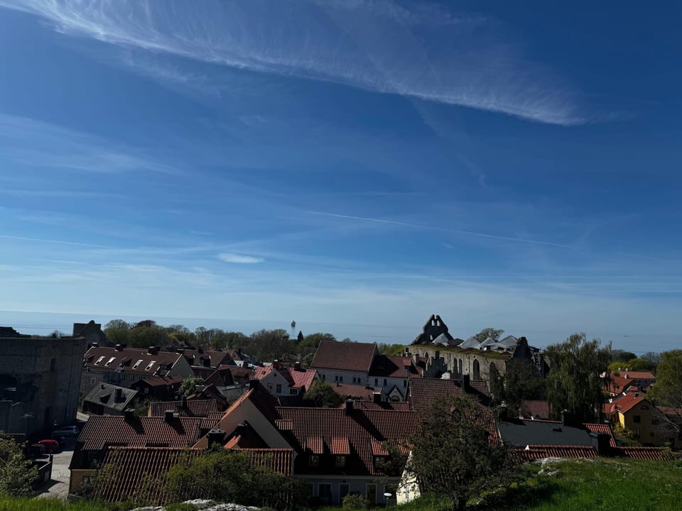 Walk along the medieval city wall that still encircles central Visby.