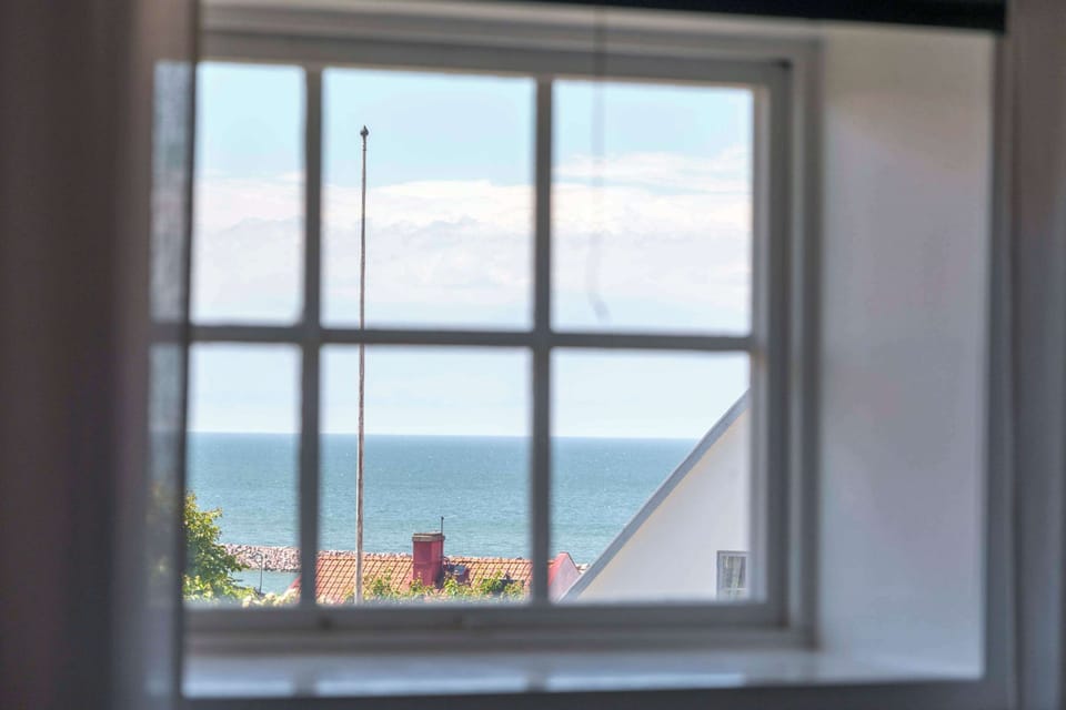 Bright windows with direct views of the water.