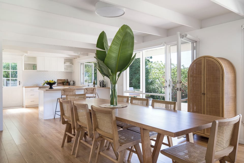 Large dining table