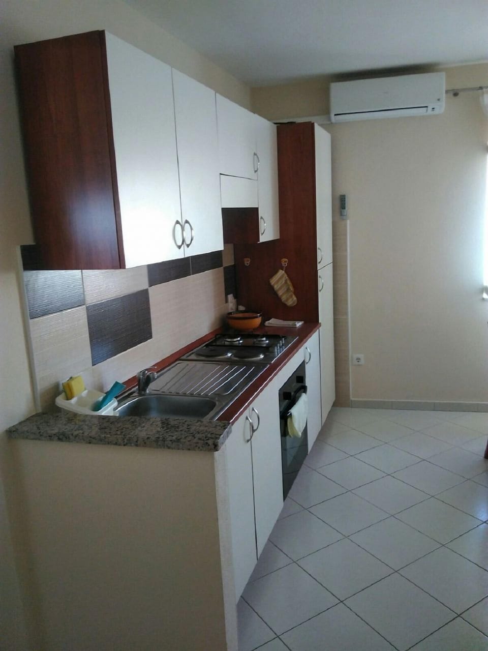 Apartment (A1) | Private kitchen | Fridge, oven, stovetop, espresso maker
