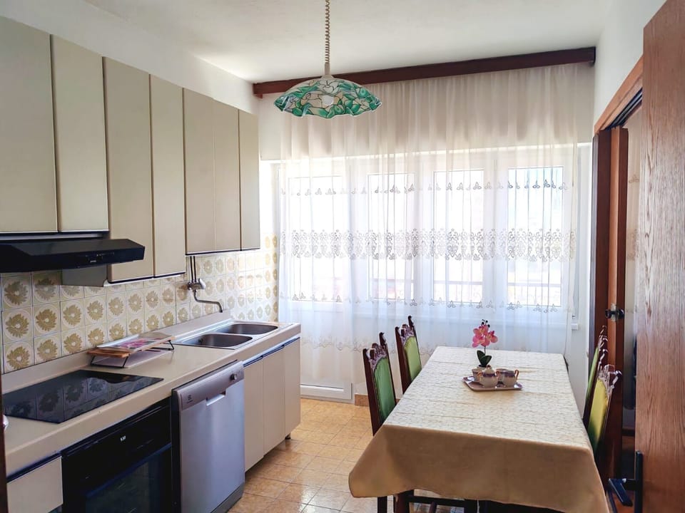 Apartment (A1) | Private kitchen | Fridge, oven, stovetop, dishwasher