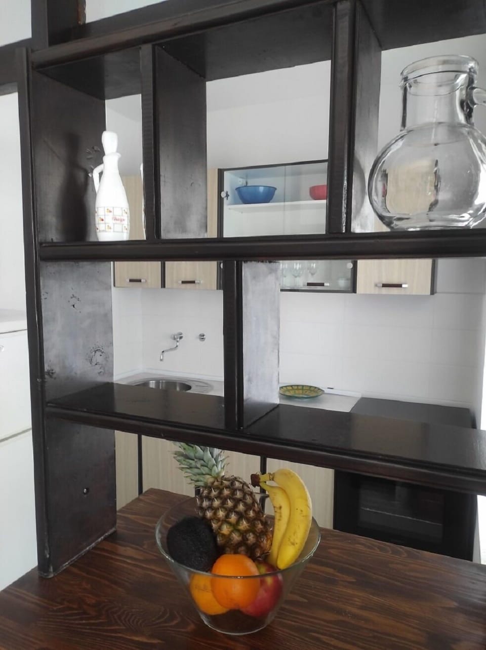 Apartment (A1) | Private kitchen | Fridge, microwave, oven, stovetop