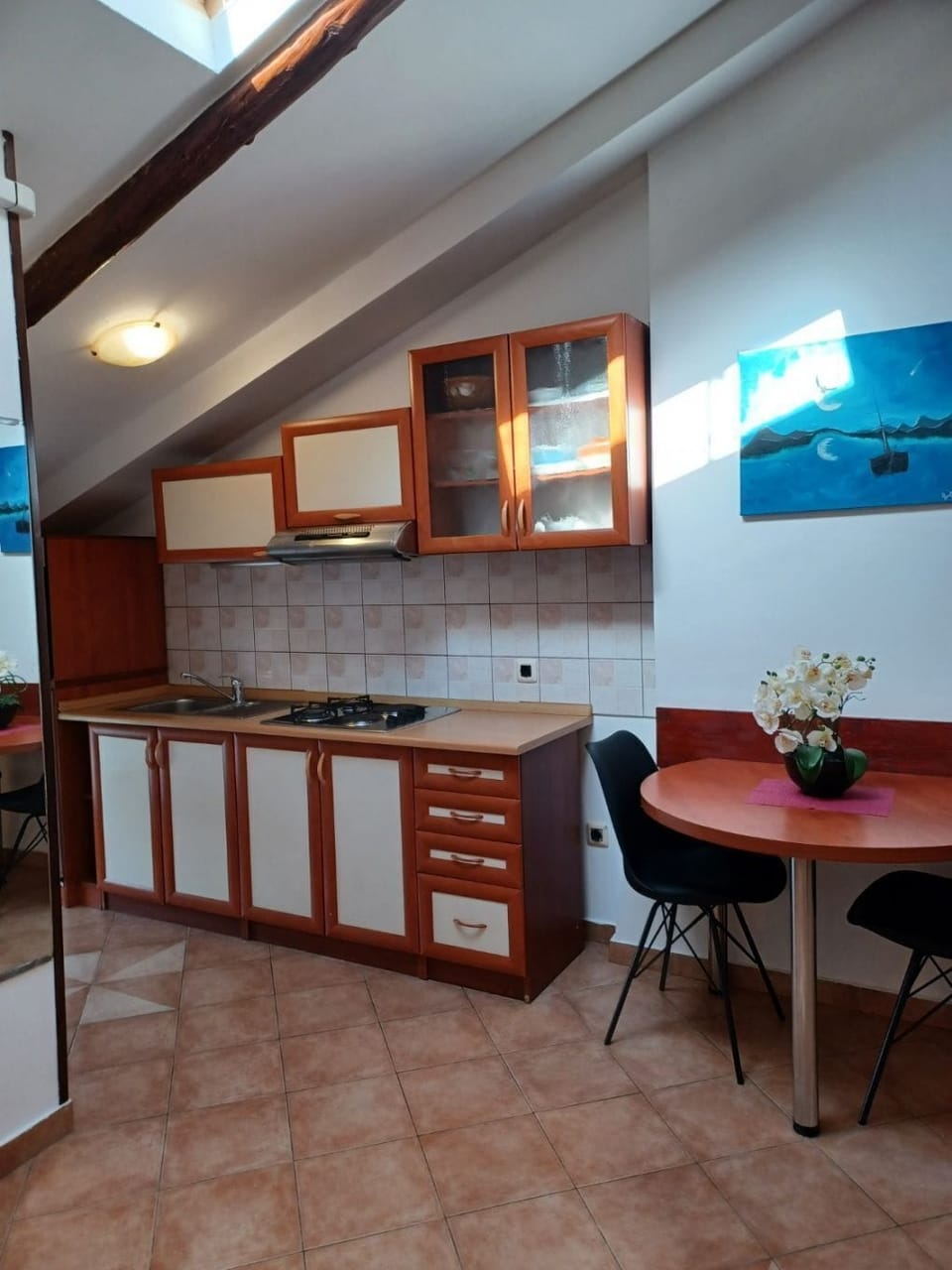 Studio (A1) | Private kitchen | Fridge, oven, stovetop, espresso maker