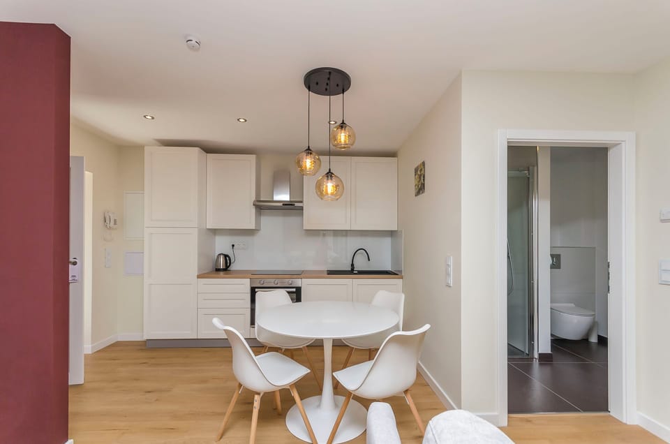 Studio (A1) | Private kitchen | Fridge, oven, stovetop, dishwasher