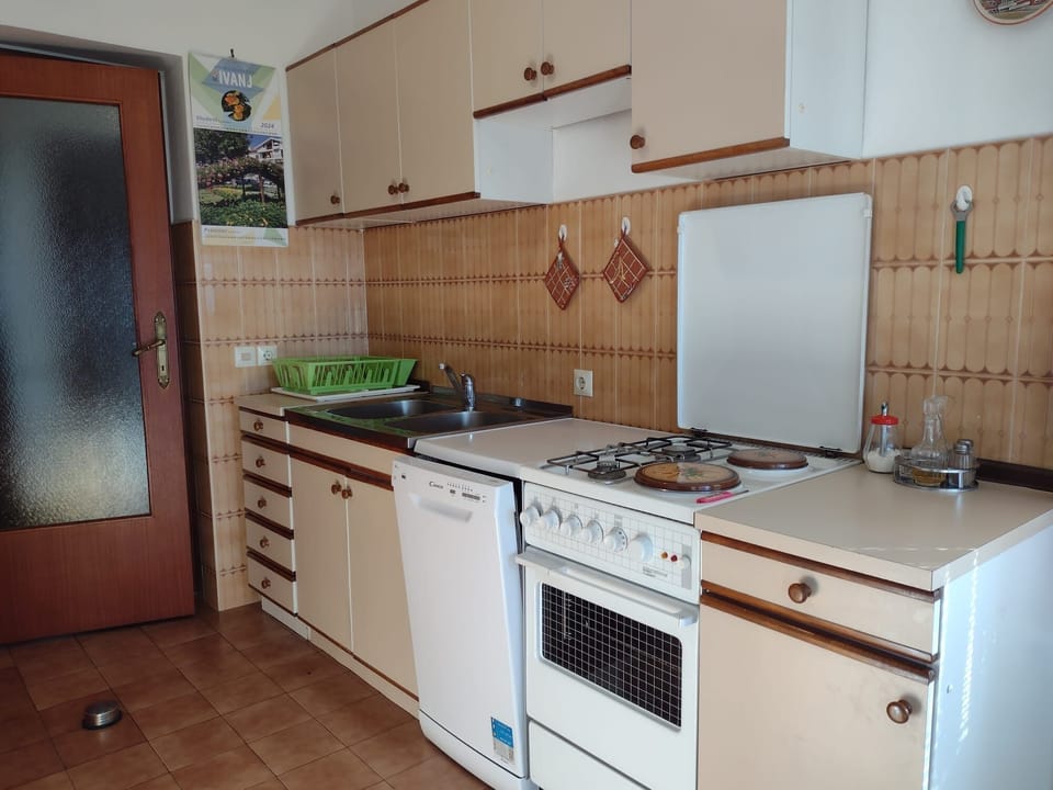 Apartment (A1) | Private kitchen | Fridge, oven, stovetop, dishwasher