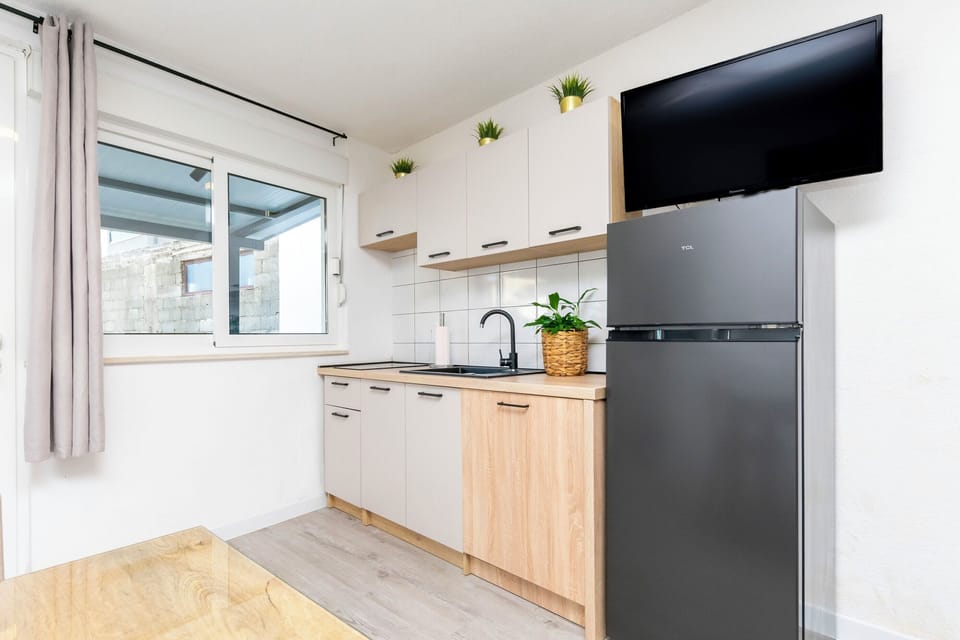 Apartment (A1) | Private kitchen | Fridge, stovetop, dishwasher, espresso maker