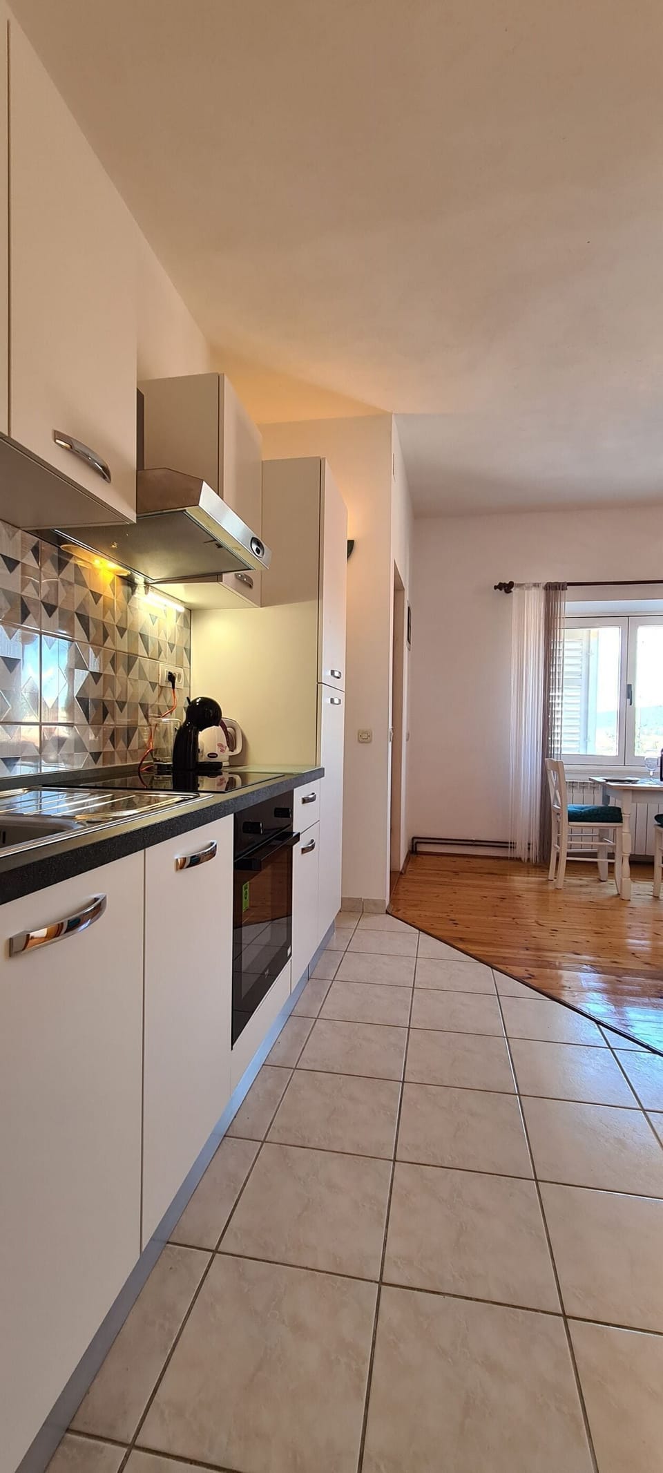 Apartment (A1) | Private kitchen | Fridge, oven, stovetop, espresso maker