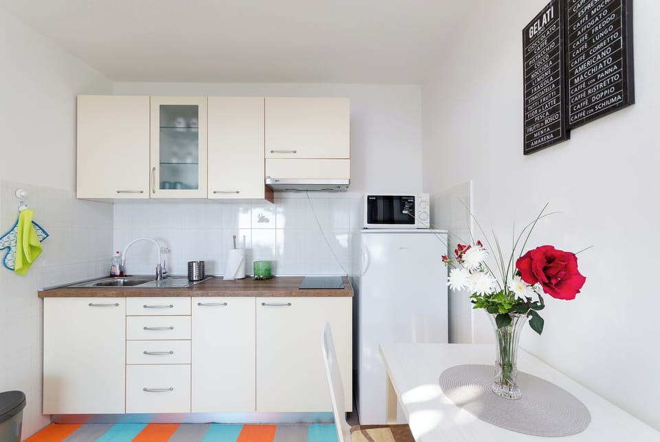 House | Private kitchen | Fridge, microwave, stovetop, electric kettle