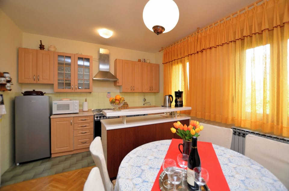 Apartment (A1) | Private kitchen | Fridge, oven, stovetop, dishwasher