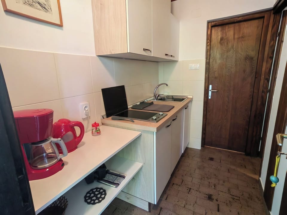 Studio (A1) | Private kitchen | Fridge, stovetop, espresso maker, electric kettle