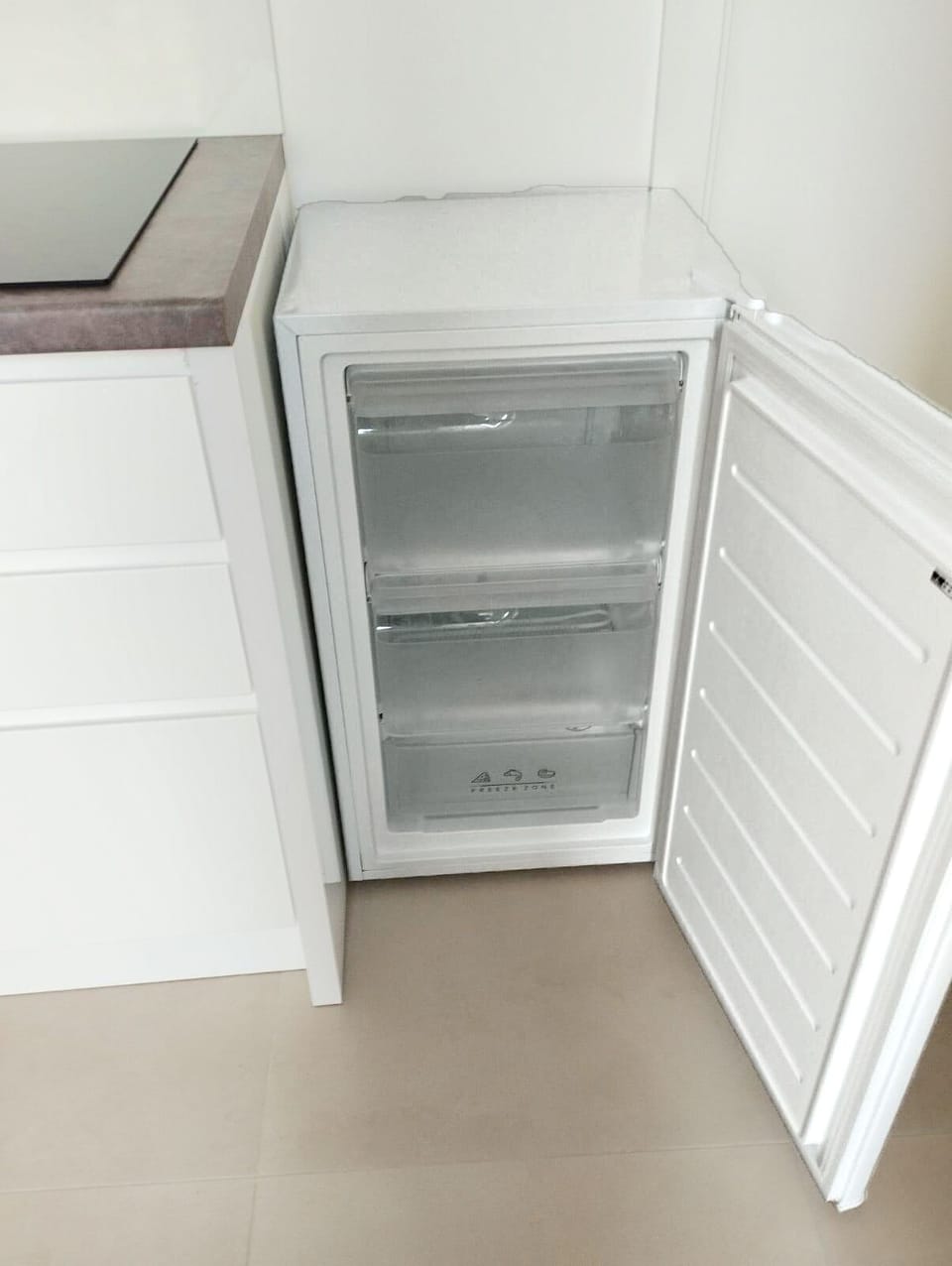 Villa | Private kitchen | Fridge, microwave, oven, stovetop