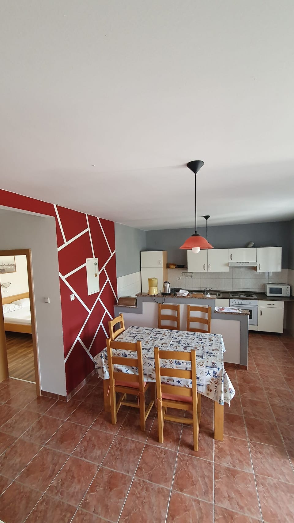 Apartment (A2) | Private kitchen | Fridge, oven, stovetop, dishwasher