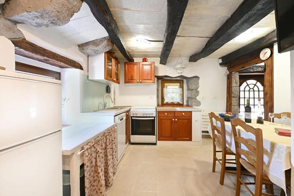 Apartment (A2) | Private kitchen | Fridge, oven, stovetop, dishwasher