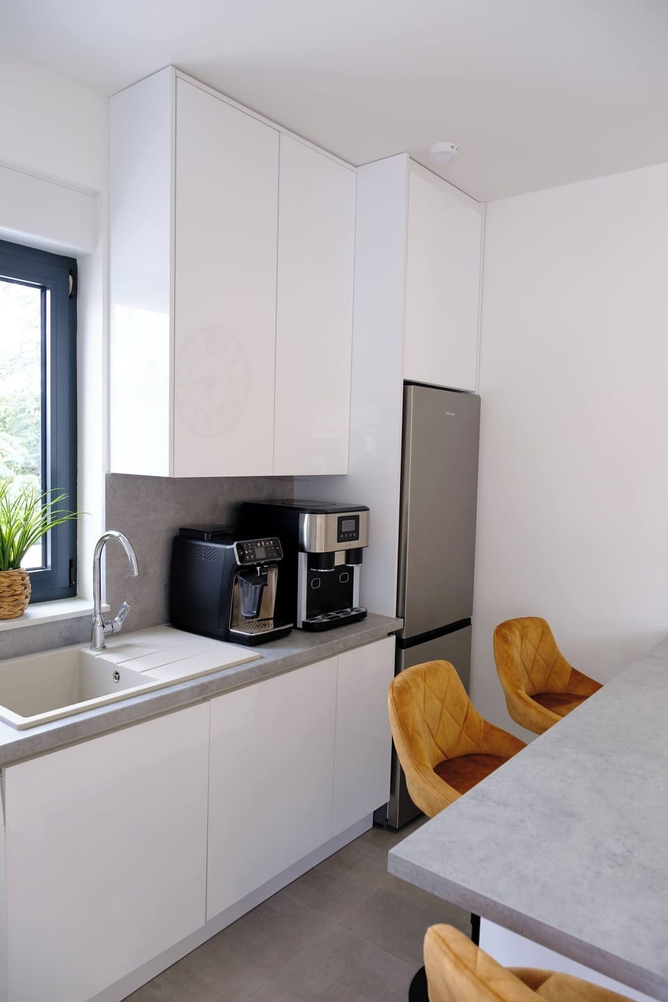 Villa | Private kitchen | Fridge, microwave, oven, stovetop