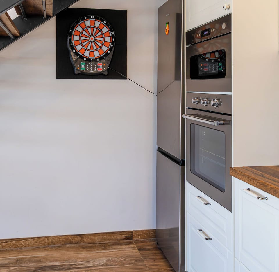 Villa | Private kitchen | Microwave, espresso maker, electric kettle, freezer