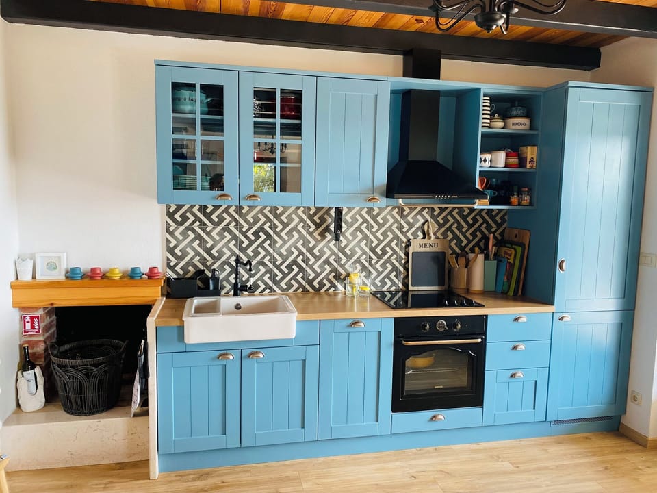 Villa | Private kitchen | Fridge, oven, stovetop, dishwasher