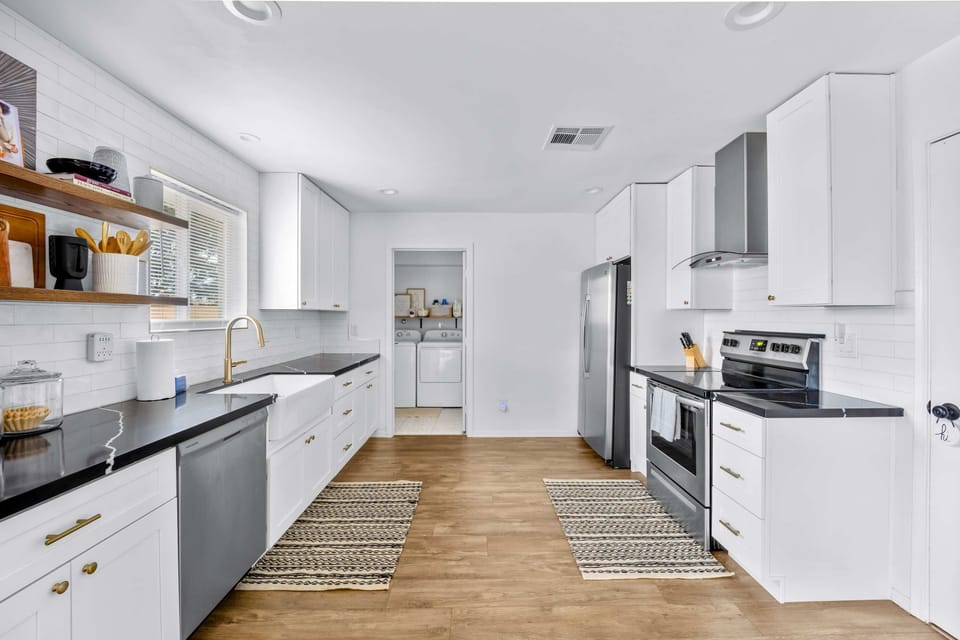 Whip up delicious meals in the fully equipped kitchen with modern appliances.