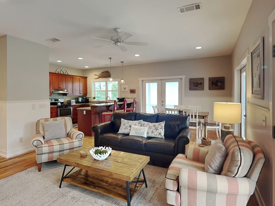 Open Living & Dining