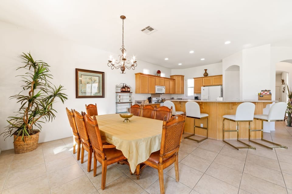 Elegant dining area perfect for family meals