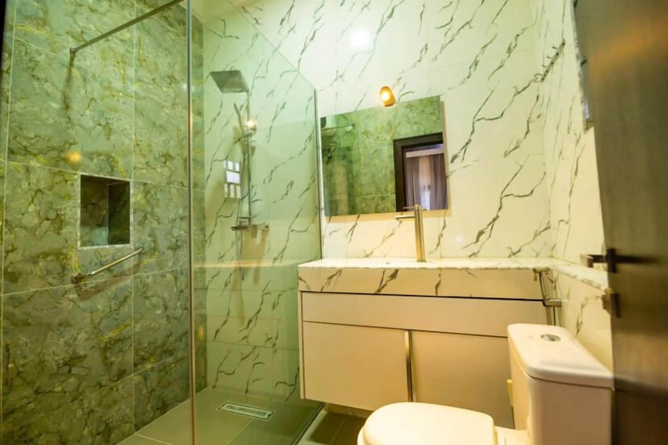 Economy Room, Balcony, City View | Bathroom | Free toiletries, hair dryer, towels, soap