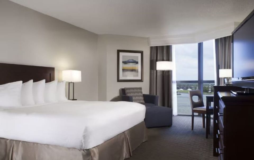 Unwind by the window with extra space to spread out.