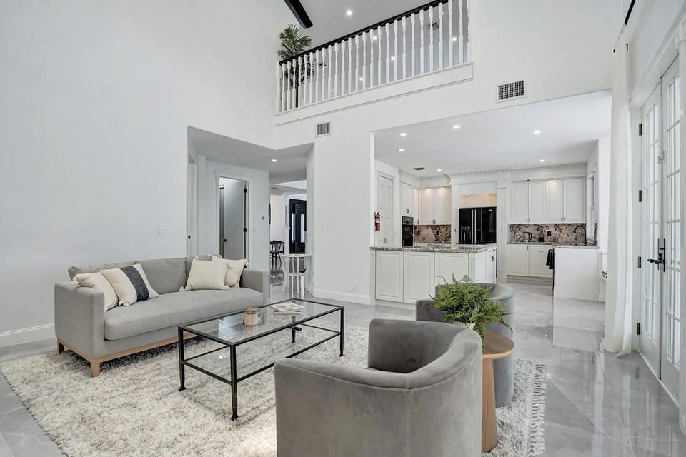 Luxury House, Private Pool, Pool View | Living area | Flat-screen TV, fireplace