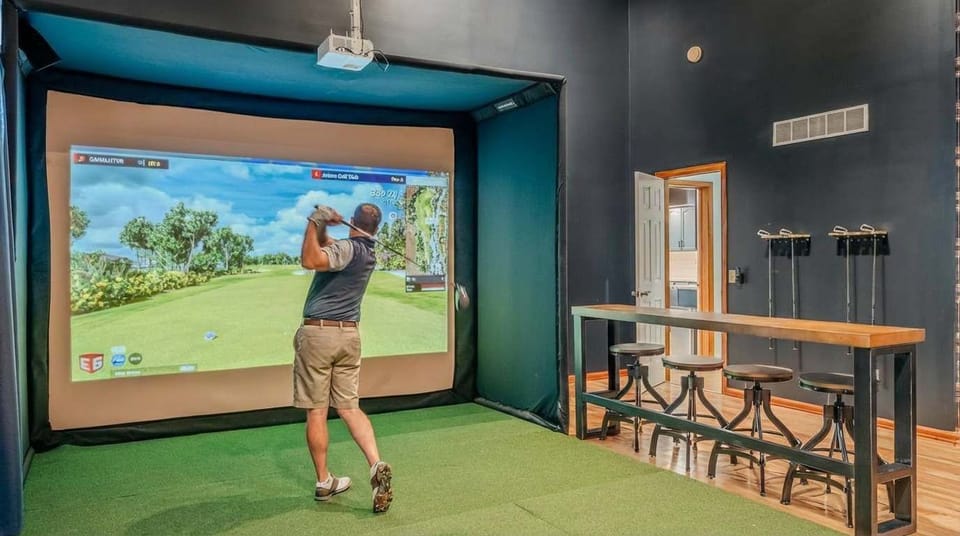 Rain or shine, par or bogey, our golf simulator brings the green to you. Swing, putt, and perfect your game—no caddies, no dress code, just pure fun!