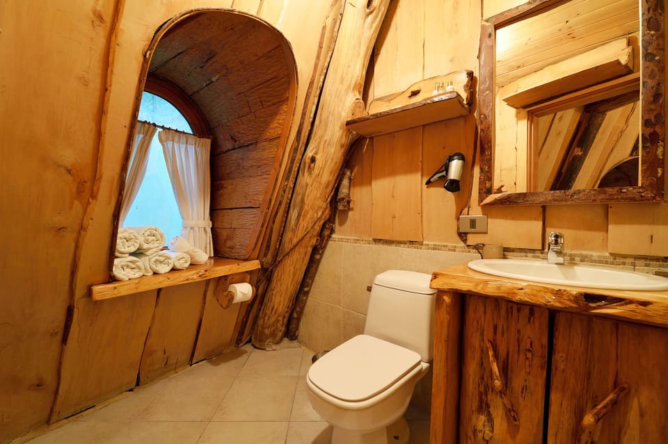Standard Double Room, 1 Queen Bed | Bathroom | Free toiletries, hair dryer, bathrobes, slippers