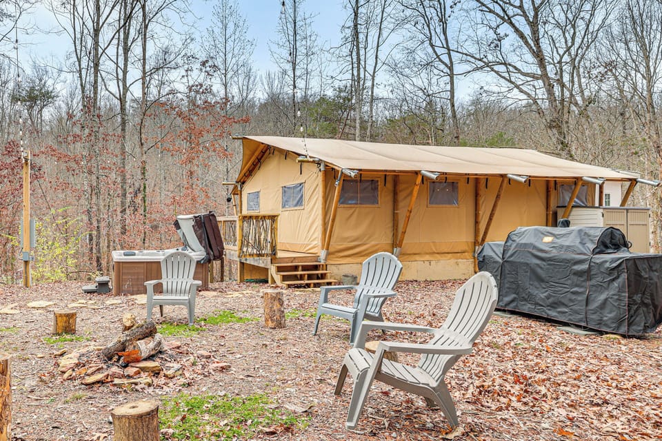 Outdoor Living Space | Hot Tub | Gas Grill | Wood-Burning Fire Pit