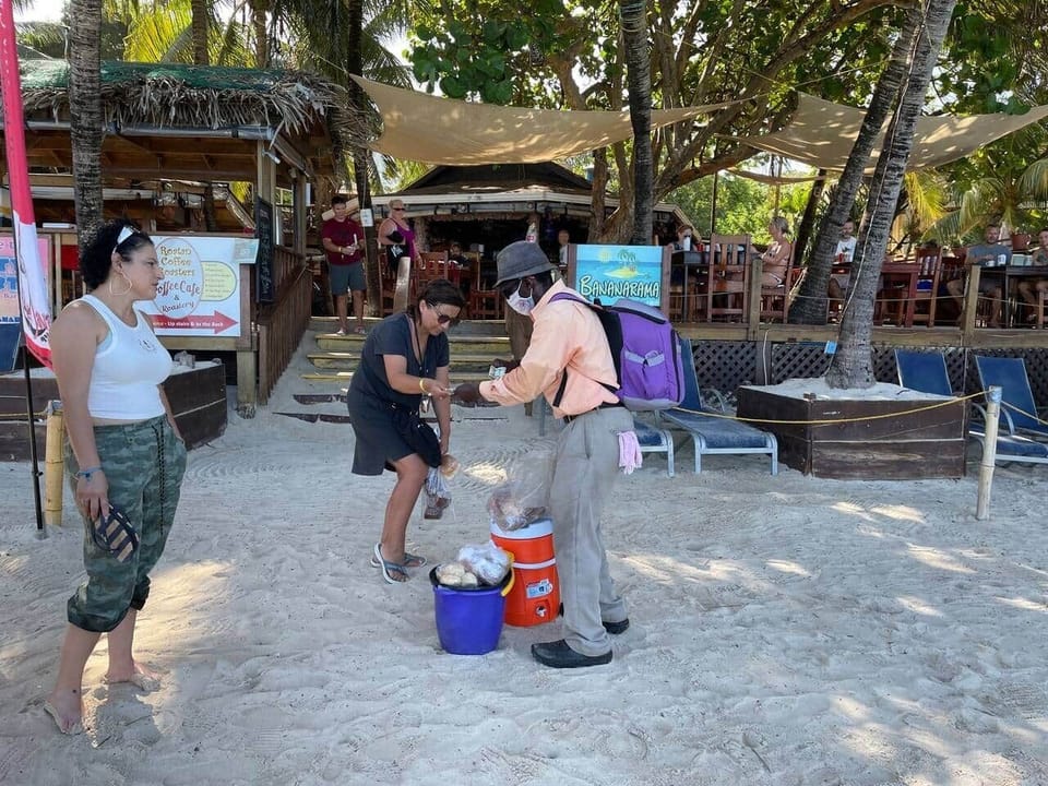 Buy some fresh banana bread on the beach from Matthew, he walks the beach every morning).  