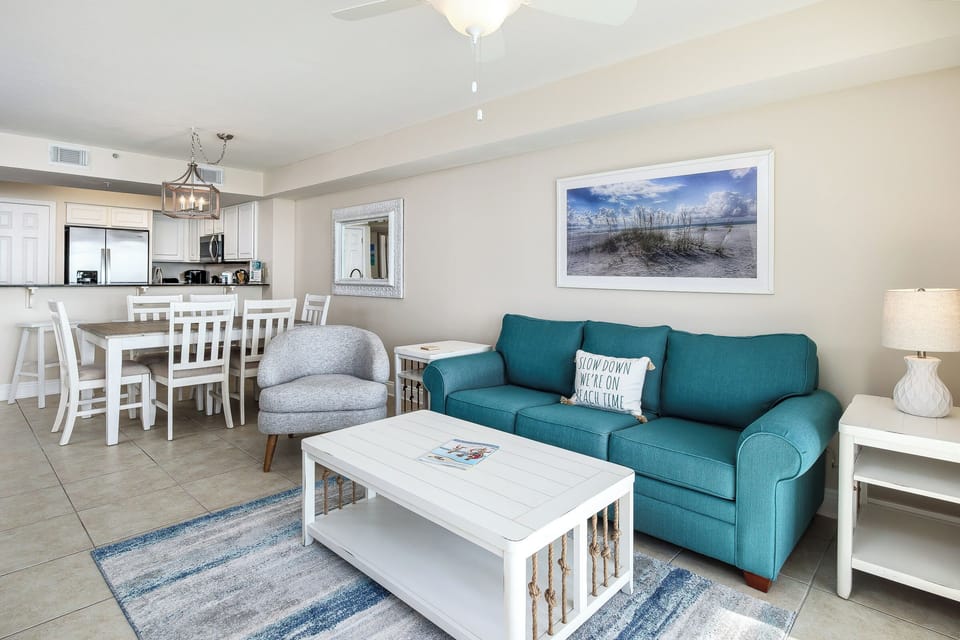Condo (Sea Dunes 402 - Sunny Dolphin) | Living room