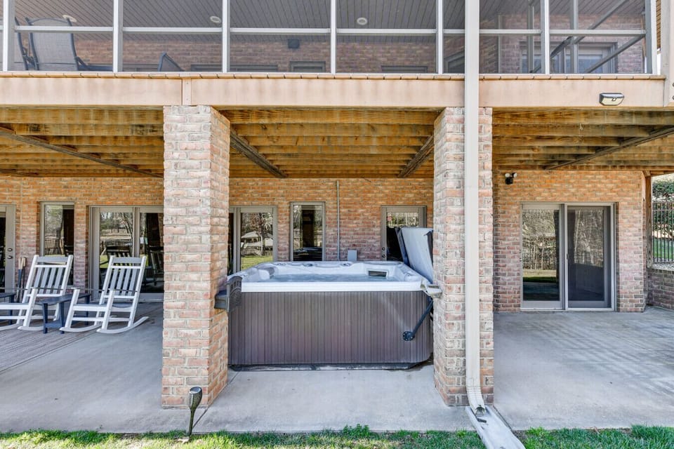 Private Hot Tub | Covered Patio | Multiple Seating Areas | Great for Relaxing Evenings