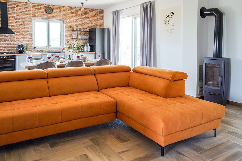 Villa | Living area | Fireplace