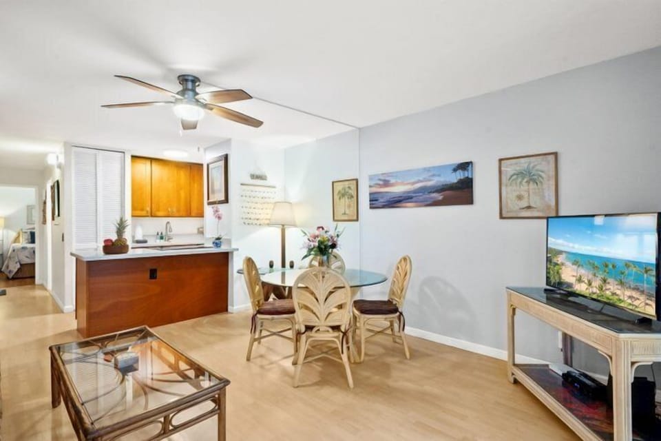 Bright and spacious.
