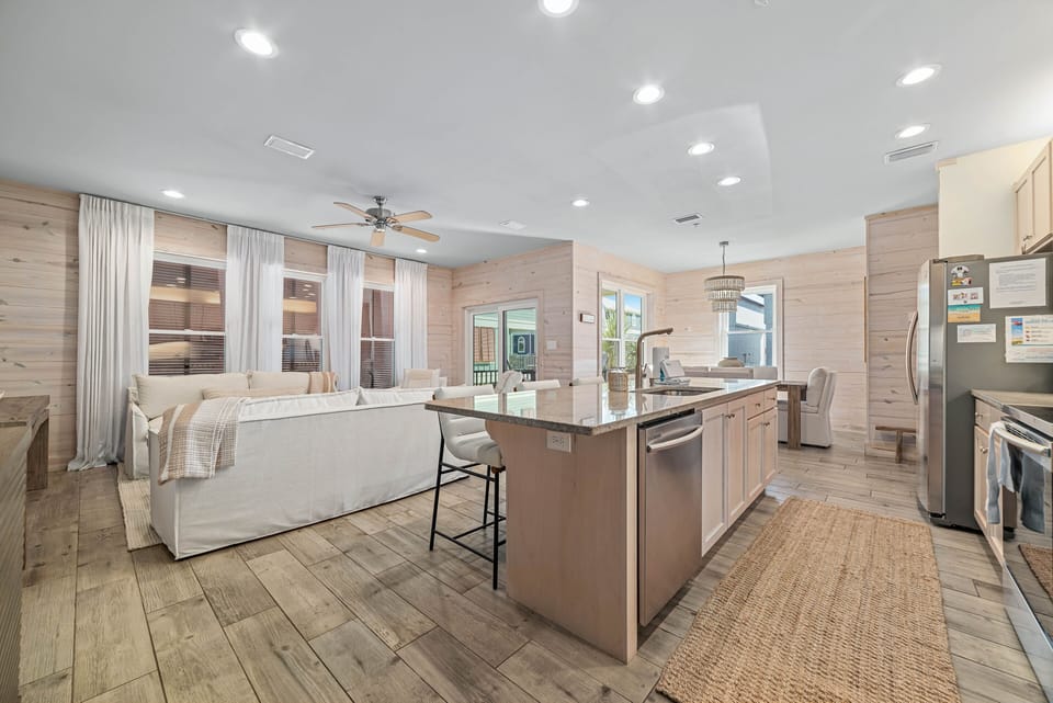 Open concept living area