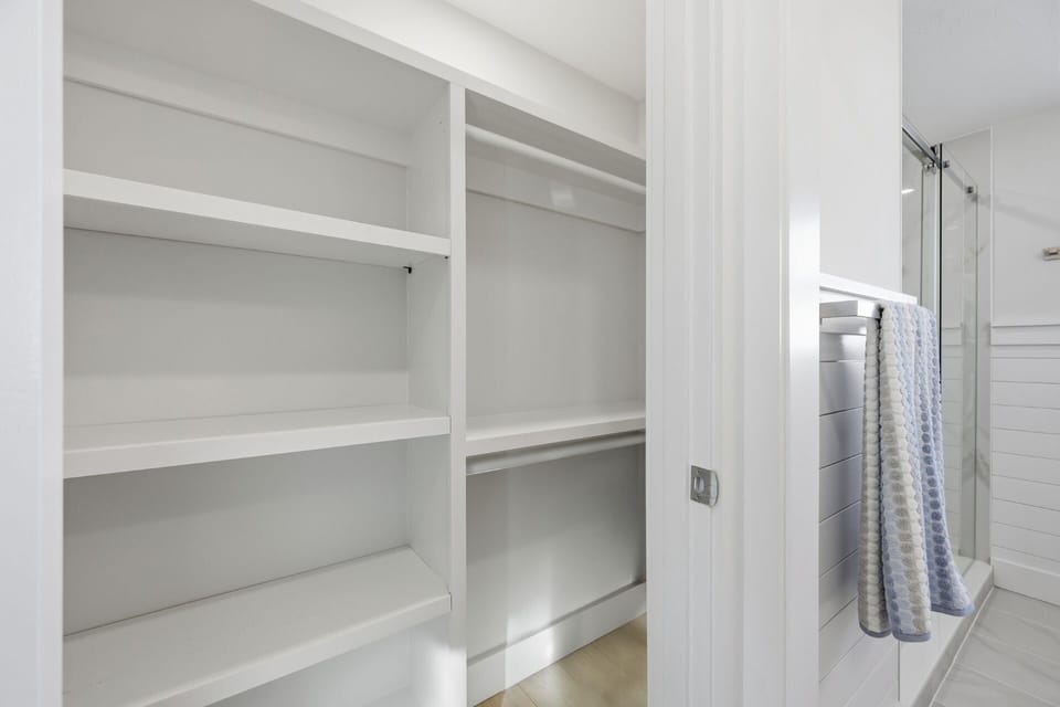 Large closet in bedroom 1