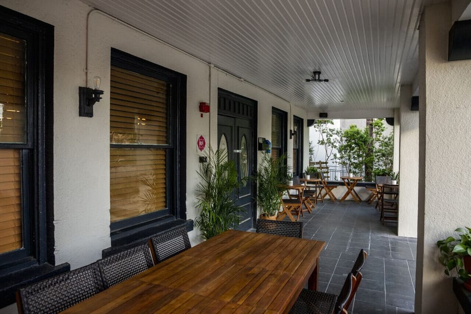 Outdoor dining