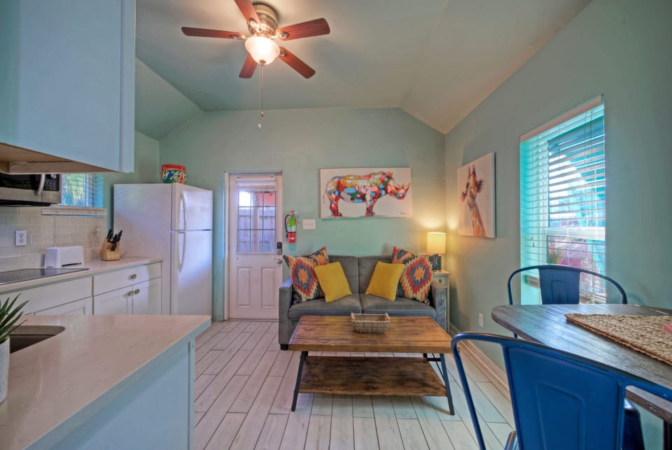Open concept living area.