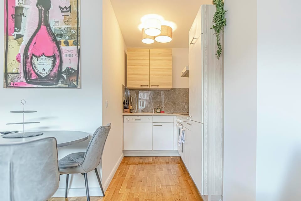 Basic Apartment | Private kitchen | Fridge, oven, stovetop, dishwasher
