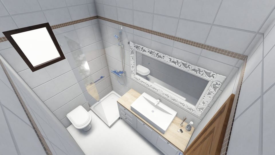 Comfort Quadruple Room, Balcony, Sea View | Bathroom | Shower, free toiletries, hair dryer, slippers