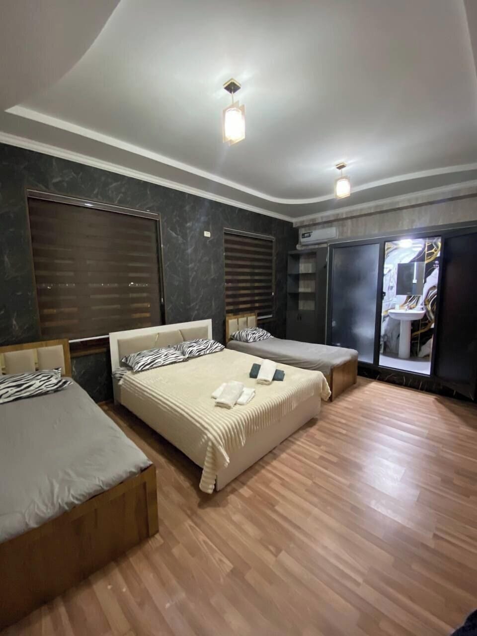 Family Quadruple Room | Premium bedding, down comforters, pillowtop beds, minibar