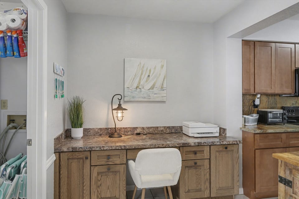 Desk Space and Chair