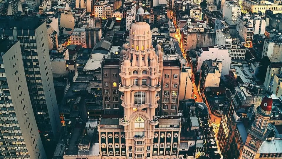 Explore vibrant city streets just steps from your stay.